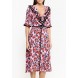 Платье VANESSA TULIP PRINT DRESS LOST INK артикул LO019EWJOV64 купить cо скидкой