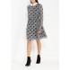 Платье AURELIA SPOT PRINT COLLAR DRESS LOST INK модель LO019EWJOV77 cо скидкой