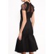 Платье MARIANNE DROP HEM EMBROIDERED LACE DRESS LOST INK модель LO019EWJOV98