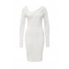 Платье THE CUT ABOUT RIBBED BARDOT DRESS LOST INK модель LO019EWJOW50 фото товара