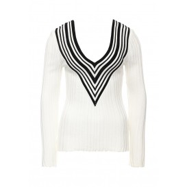 Джемпер THE STRIPE V-NECK RIB JUMPER LOST INK артикул LO019EWJOW58 распродажа