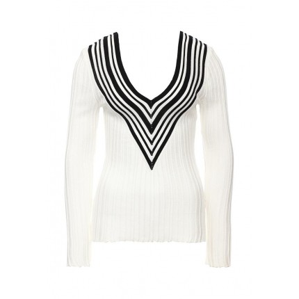 Джемпер THE STRIPE V-NECK RIB JUMPER LOST INK артикул LO019EWJOW58 распродажа