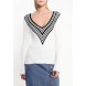 Джемпер THE STRIPE V-NECK RIB JUMPER LOST INK артикул LO019EWJOW58 распродажа