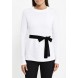 Джемпер THE CHEVRON PEPLUM JUMPER WITH BELT LOST INK артикул LO019EWJOW77