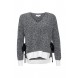 Пуловер THE SIDE BOW STEPPED HEM JUMPER LOST INK модель LO019EWJOW81 фото товара