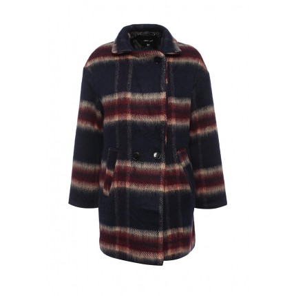 Пальто OVERSIZED BRUSHED CHECK DB COAT LOST INK модель LO019EWJOX11 распродажа