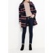 Пальто OVERSIZED BRUSHED CHECK DB COAT LOST INK модель LO019EWJOX11 распродажа