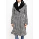 Пальто SHAWL COLLAR CHECK SKIRTED COAT LOST INK модель LO019EWJOX13 распродажа