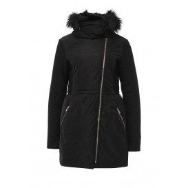 Куртка утепленная SKIRTED PADDED FUR COLLAR COAT LOST INK