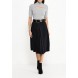 Юбка PINSTRIPE BELTED WOOL MIDI LOST INK модель LO019EWJOY44 фото товара