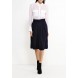 Юбка JERSEY BELTED TEXTURED MIDI LOST INK артикул LO019EWJOY50 cо скидкой