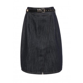 Юбка джинсовая DENIM BELTED WRAP SKIRT LOST INK артикул LO019EWJOY61