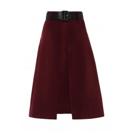 Юбка WOOL WRAP BELTED SKIRT LOST INK