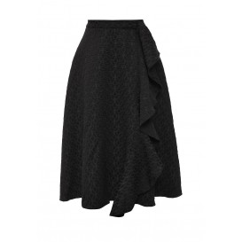 Юбка TEXTURED FRILL MIDI SKIRT LOST INK