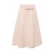 Юбка FURRY SELF BELT MIDI SKIRT LOST INK артикул LO019EWJOY80