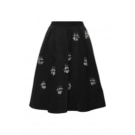 Юбка PEARL EMBELLISHED MIDI SKIRT LOST INK