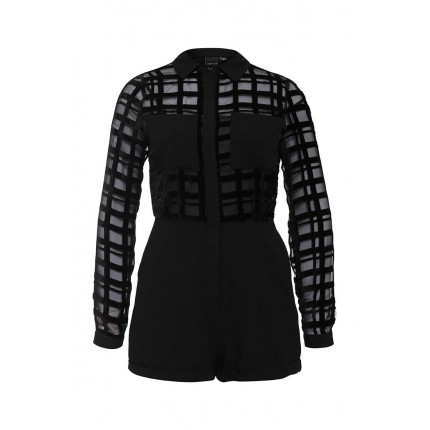 Комбинезон PLAYSUIT WITH DEVORE CHECK SHIRT LOST INK артикул LO019EWJOY96 фото товара