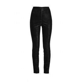 Брюки HIGHWAIST SKINNY IN FLOCKED PU LOST INK