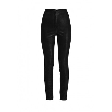 Брюки HIGHWAIST SKINNY IN FLOCKED PU LOST INK модель LO019EWJOZ02 купить cо скидкой