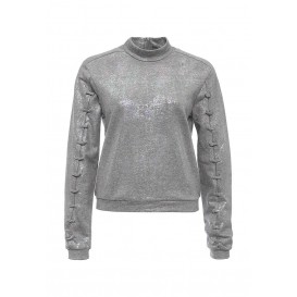 Свитшот IRIDESCENT METALLIC LACE DETAIL SWEAT LOST INK