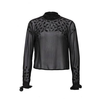 Блуза LEOPARD EMBROIDERED TOP LOST INK модель LO019EWMWW43 фото товара