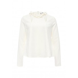 Блуза FRILL NECK TOP WITH CUT OUT LOST INK