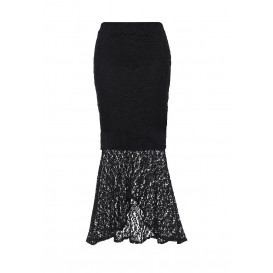 Юбка FLUTED HEM LACE MIDAXI SKIRT LOST INK