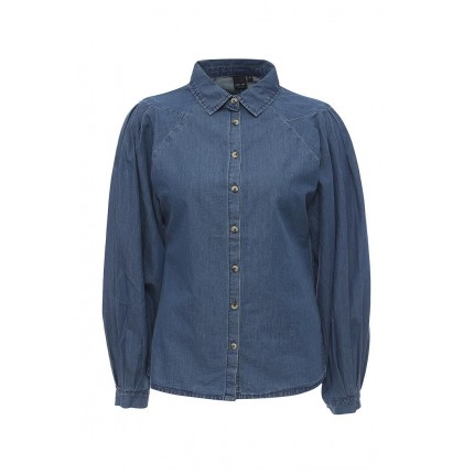 Рубашка джинсовая DENIM SHIRT WITH SEAM DETAIL SLEEVE LOST INK модель LO019EWNGB47 cо скидкой