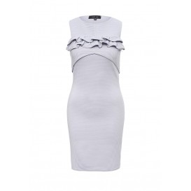 Платье FRILL YOKE 2IN1 TEXTURED BODYCON LOST INK