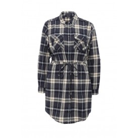 Платье BRUSHED CHECK SHIRT DRESS LOST INK