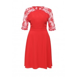 Платье LACE SLEEVE MIDI DRESS LOST INK