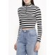 Лонгслив ZIP FRONT STRIPE RIB CROP LOST INK модель LO019EWNIS44 cо скидкой