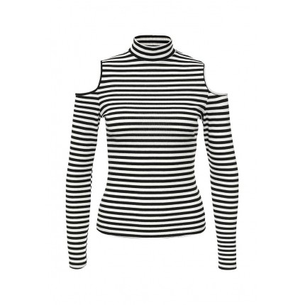 Водолазка STRIPE RIB HI NK COLD SHOULDER LOST INK модель LO019EWNMH37 купить cо скидкой