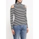 Водолазка STRIPE RIB HI NK COLD SHOULDER LOST INK модель LO019EWNMH37 купить cо скидкой