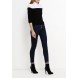 Джемпер THE RIBBED JUMPER WITH FRILL COLLAR YOKE LOST INK модель LO019EWNRB39