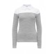 Джемпер THE RIBBED JUMPER WITH FRILL COLLAR YOKE LOST INK модель LO019EWNRB40 распродажа