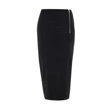 Юбка VELVET ROUCHED PENCIL SKIRT LOST INK артикул LO019EWNRB58