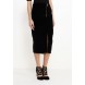 Юбка VELVET ROUCHED PENCIL SKIRT LOST INK артикул LO019EWNRB58