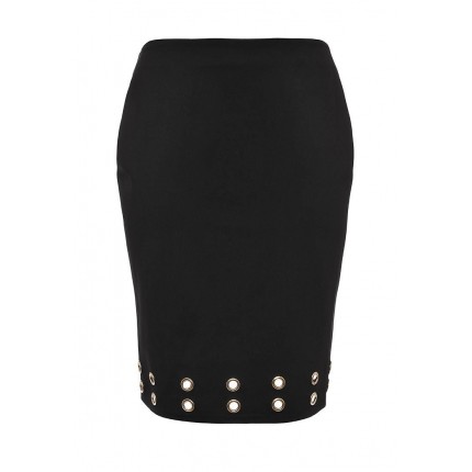 Юбка PENCIL SKIRT WITH EYELETS Lost Ink Curve модель LO030EWLPA30