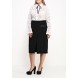 Юбка Pencil Skirt in Ponte with PU pockets Lost Ink Curve модель LO030EWLUW46 распродажа