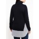 Свитер 2IN 1 JUMPER WITH STRIPE Lost Ink Curve модель LO030EWNIS47 cо скидкой