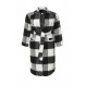 Пальто BELTED COAT IN CHECK Lost Ink Curve модель LO030EWNMH60 фото товара