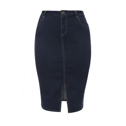 Юбка джинсовая PENCIL SKIRT IN DENIM WITH SPLIT Lost Ink Curve модель LO030EWNVT41 фото товара