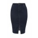 Юбка джинсовая PENCIL SKIRT IN DENIM WITH SPLIT Lost Ink Curve модель LO030EWNVT41 фото товара