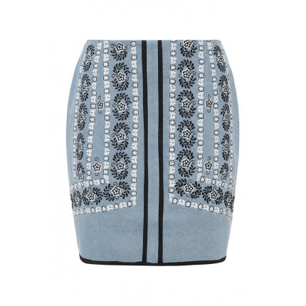 Юбка джинсовая River Island артикул RI004EWJEB31 распродажа