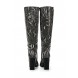 Сапоги HIGH HEELED SNAKE PRINT KNEE-HIGH BOOT LOST INK артикул LO019AWEFJ92