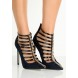 Туфли CHAIN FRONT HEELED SHOE NAVY & BLACK LOST INK артикул LO019AWELO35 фото товара