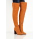 Ботфорты LASSIE SUEDE HEELED OVER THE KNEE BOOT LOST INK модель LO019AWFFL55 cо скидкой