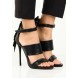 Босоножки BOW BACK HEELED SANDAL BLACK LOST INK модель LO019AWFIA07