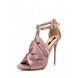 Туфли OVERSIZED BOW DETAILED HEELED SANDAL PINK LOST INK артикул LO019AWFTP22 cо скидкой